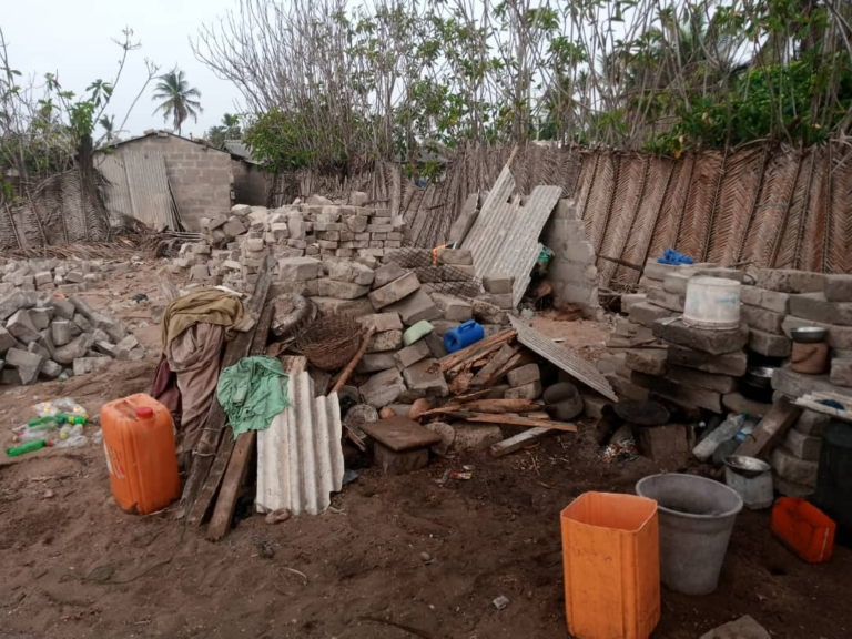 Ketu South residents displaced by tidal waves