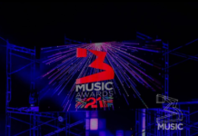 3 Music Awards 2021 stage