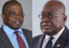 Daniel Yaw Domelevo (right) and President Akufo-Addo (left)