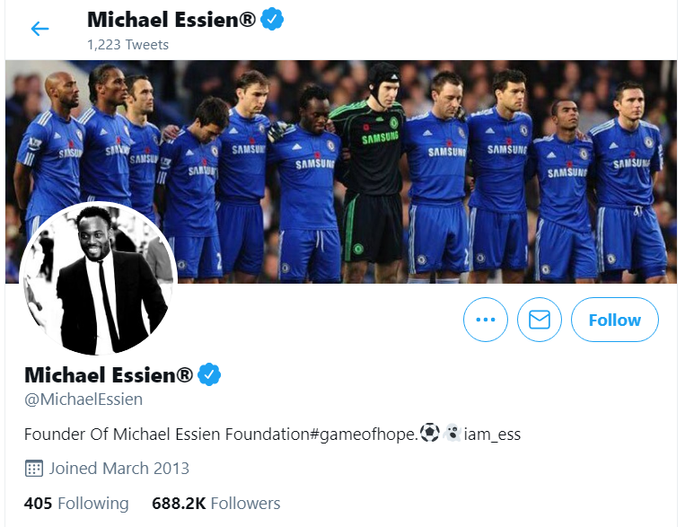 Michael Essien and LGBT+ in Ghana; loses about 1million followers 