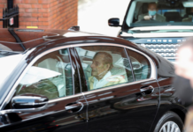 Britain's Prince Philip leaves King Edward VII's Hospital in London, Britain March 16, 2021. REUTERS/Peter Cziborra