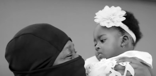 Medikal and his daughter, Island Frimpong