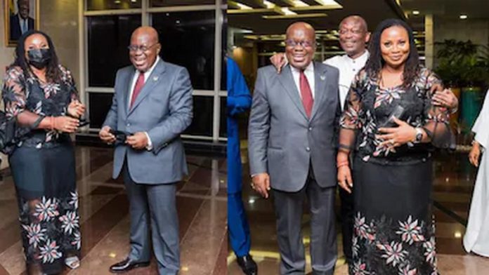 Akufo-Addo meets Charlotte Osei