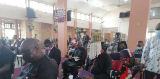Anas at funeral of kweku baako's mother