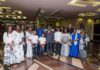 Kweku Baako, family and Charlotte Osei pay courtesy call on Akufo-Addo