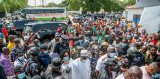 Alban Bagbin storms hometown to a massive crowd