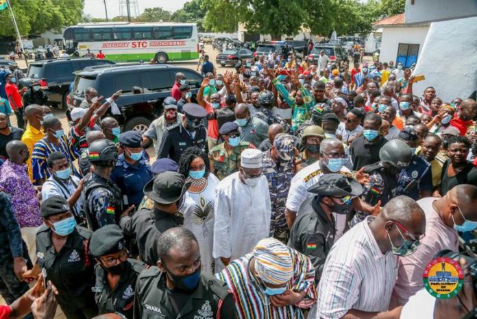 Alban Bagbin storms hometown to a massive crowd