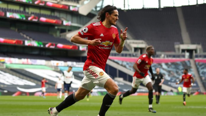 Edinson Cavani celebrates Image credit: Getty Images