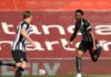 Joe Willock of Newcastle United celebrates after scoring their side's first goal during the Premier League match between Liverpool and Newcastle United at Anfield Image credit: Getty Images