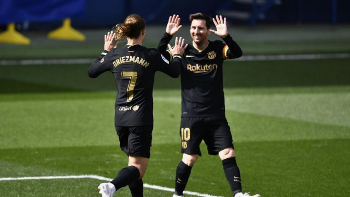 Antoine Griezmann and Leo Messi (Barcelona) Image credit: Getty Images