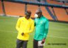 Kwame Poku with Black Stars coach, CK Akonnor