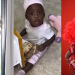 Fella Makafui sprays bundles of money on her daughter in new video Fella and daughter Island