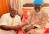 Anyidoho greets the Chief Imam during his visit