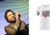 Sonnie Badu and frog Tshirt