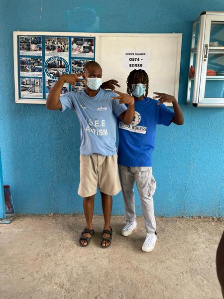 Kofi Mole celebrates birthday with Autistic kids