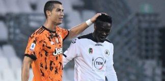 Emmanuel Gyasi and Cristiano Ronaldo