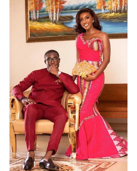 Roseline Okoro and her husband