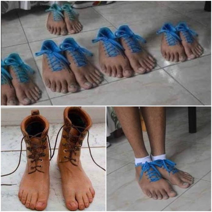 Mixed reactions as photos of human-feet shoes surface online