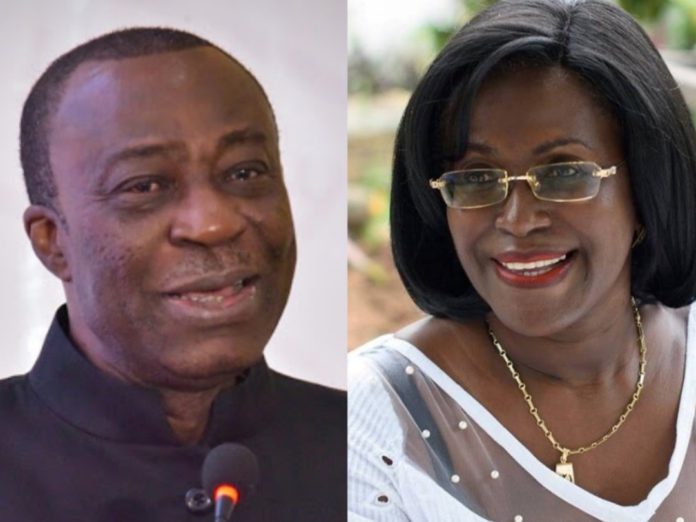 L-R: Dr Anthony Akoto Osei and Oboshie Sai Cofie
