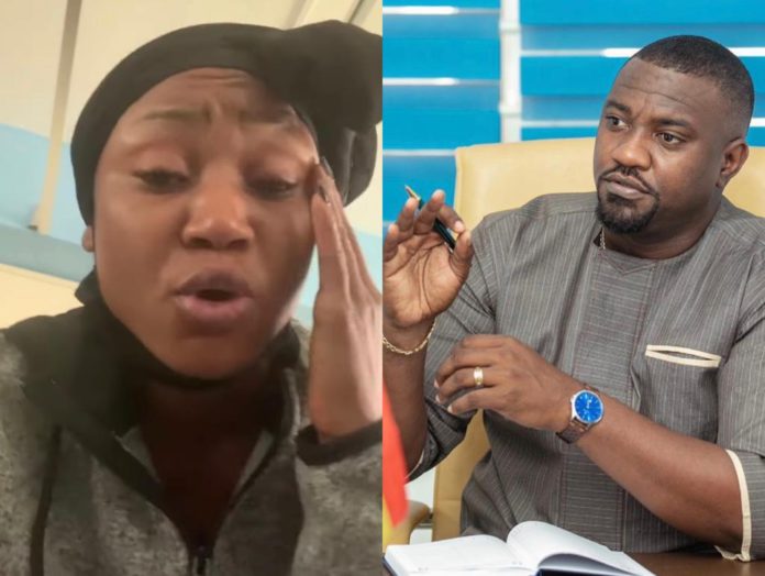 L-R: Akuapem Poloo and John Dumelo