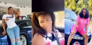 Sandra Ankobiah and mum cruises in town