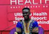 Joshua Ayinga smiles broadly as he shares his story on Joy FM's Ultimate Health.