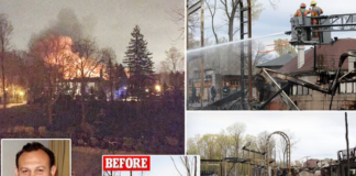 An under-construction mansion in Canada owned by Pornhub executive Feras Antoon burned down