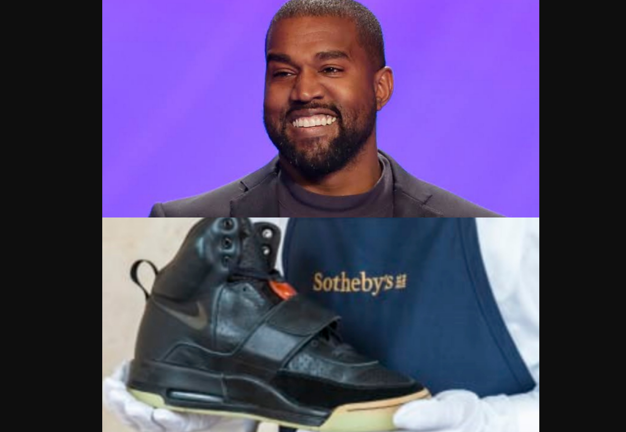 Kanye West's Yeezys sneakers he wore to Grammys to be auctioned for ...