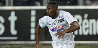 Nicholas Opoku in action for French side Amiens