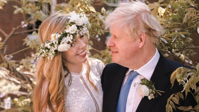 UK PM Boris Johnson marries for the third time