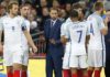 Southgate with England players
