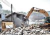 File photo of a demolished building