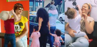 Nadia Buari and kids