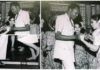 A rare image of President Buhari on the dance floor