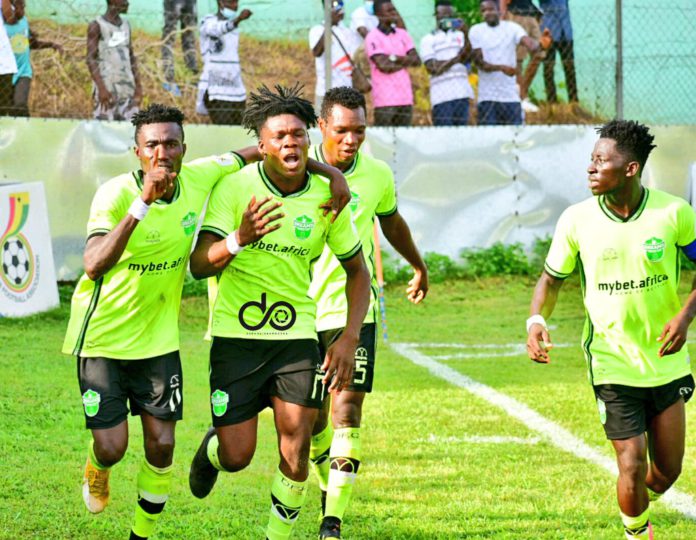 Dreams FC celebrate