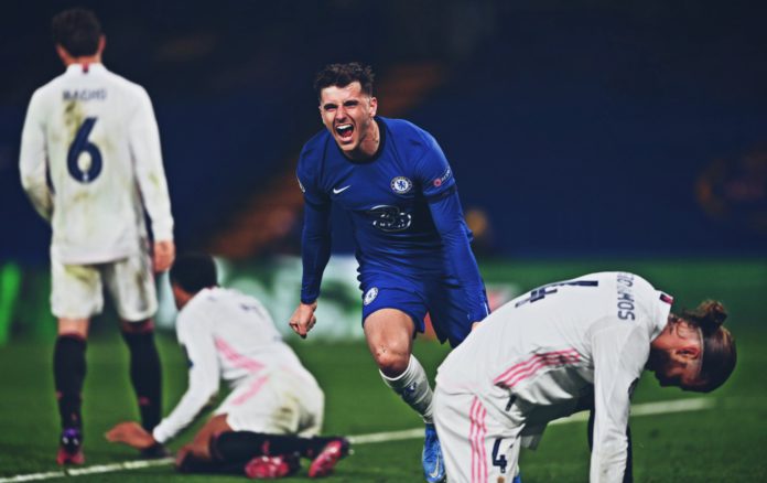 Mason Mount celebrates after scoring the winner