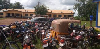 50 motorbikes, 'Pragya and Aboboyaa' impounded in police swoop at Sefwi