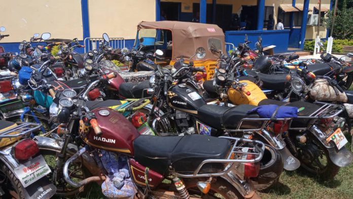 50 motorbikes, 'Pragya and Aboboyaa' impounded in police swoop at Sefwi
