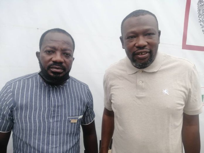 Papa Mystero of Asempa FM and Aziz Haruna Futah