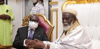 Godfred Yeboah Dame and Chief Imam