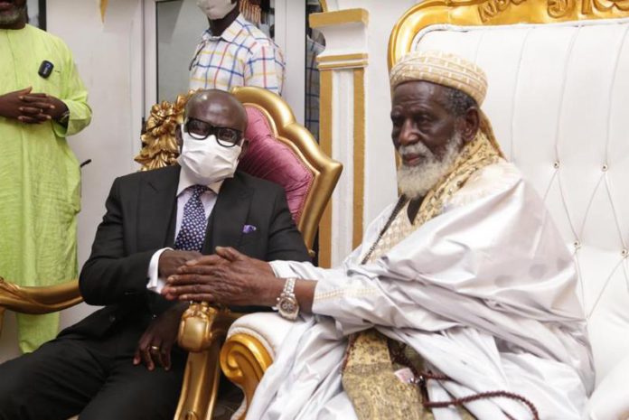 Godfred Yeboah Dame and Chief Imam