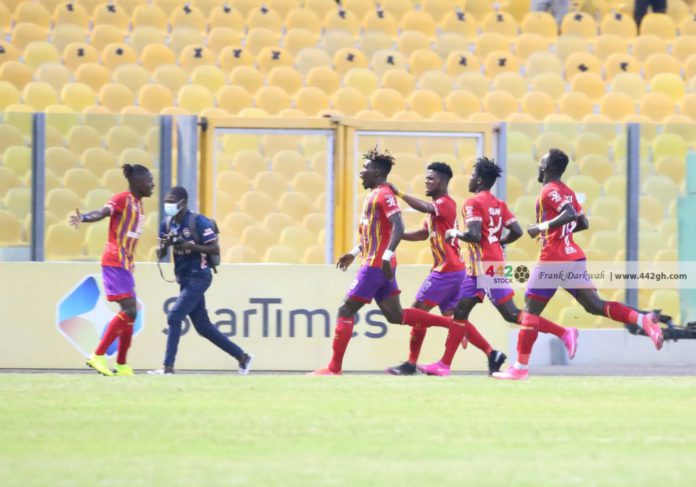 Hearts of Oak celebrate