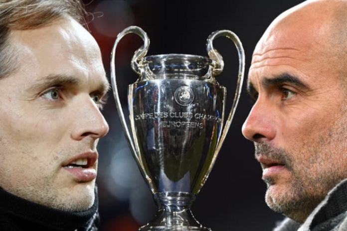 Thomas Tuchel [L] and Pep Guadiola [R]