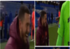 Eden Hazard laughing with ex-Chelsea players