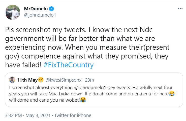 The next NDC government will be far better than this NPP - Dumelo