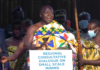 Asantehene Otumfuor Osei Tutu II at the Regional Consultative Dialogue on Small Scale Mining