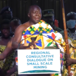 Asantehene Otumfuor Osei Tutu II at the Regional Consultative Dialogue on Small Scale Mining