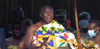 Asantehene Otumfuor Osei Tutu II at the Regional Consultative Dialogue on Small Scale Mining