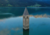 Lake Resia as it normally appears