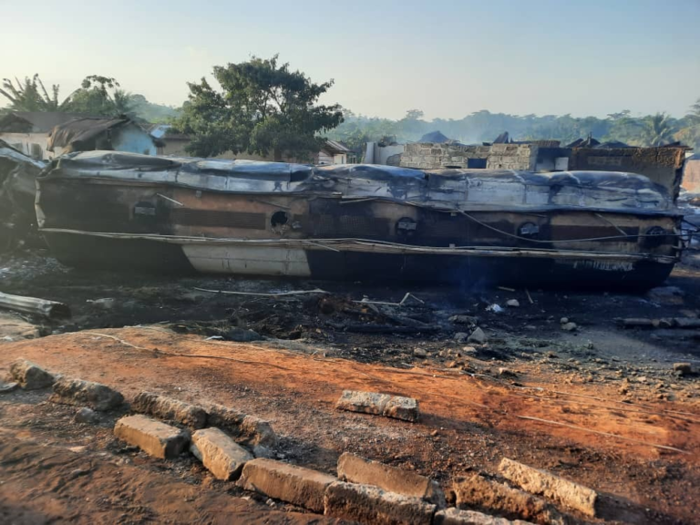 3 die in tanker explosion in Ashanti Region [Photos]